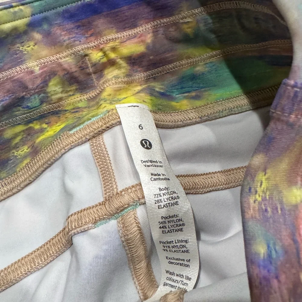 NWT LULULEMON cargo hiking shorts super high rise size 6